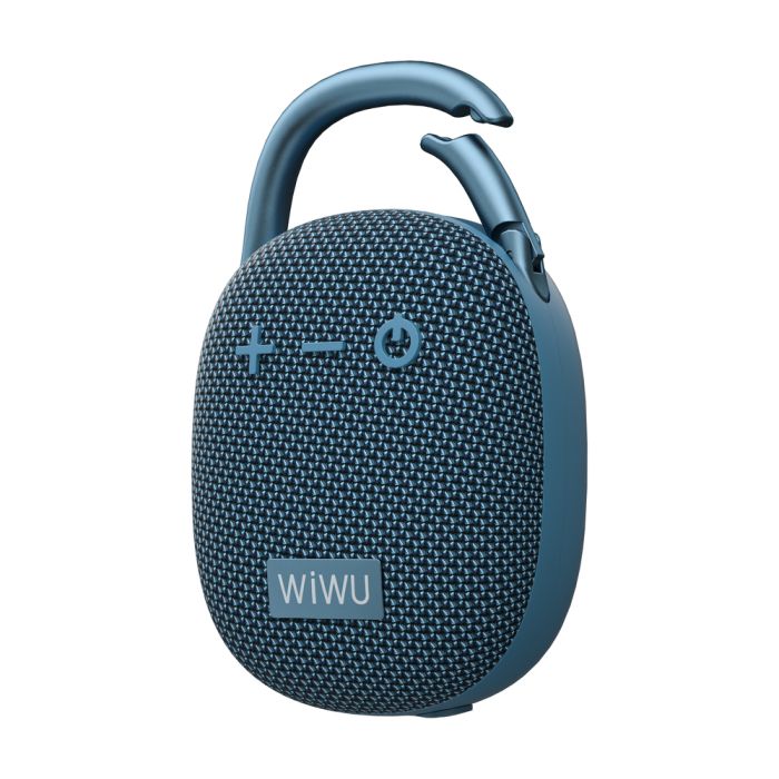 Портативна колонка WIWU H3 Clip Fun Portable 5W, IPX5, Blue (6977703650716)