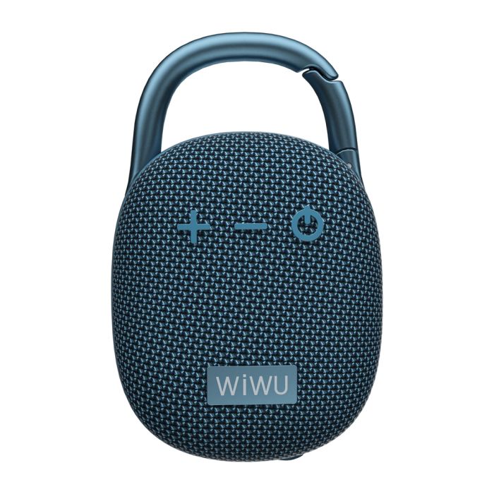 Портативна колонка WIWU H3 Clip Fun Portable 5W, IPX5, Blue (6977703650716)