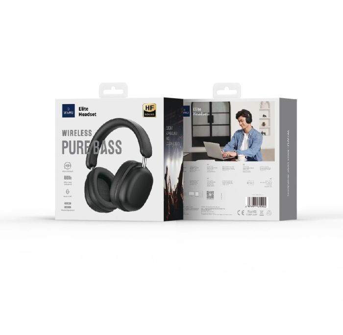 Бездротові накладні навушники WIWU Elite Headset TD-05 Black (6976975615904)