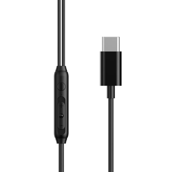 Навушники дротові WIWU EB314 Wired Earphone (Type-C) Black (6976195093773)