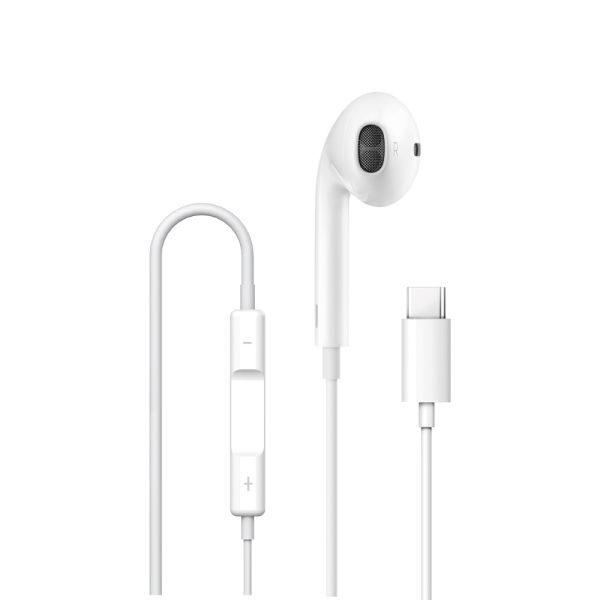 Навушники дротові WIWU EB307 Solobuds Wired Earbuds (Type-C) White (6977703654745)