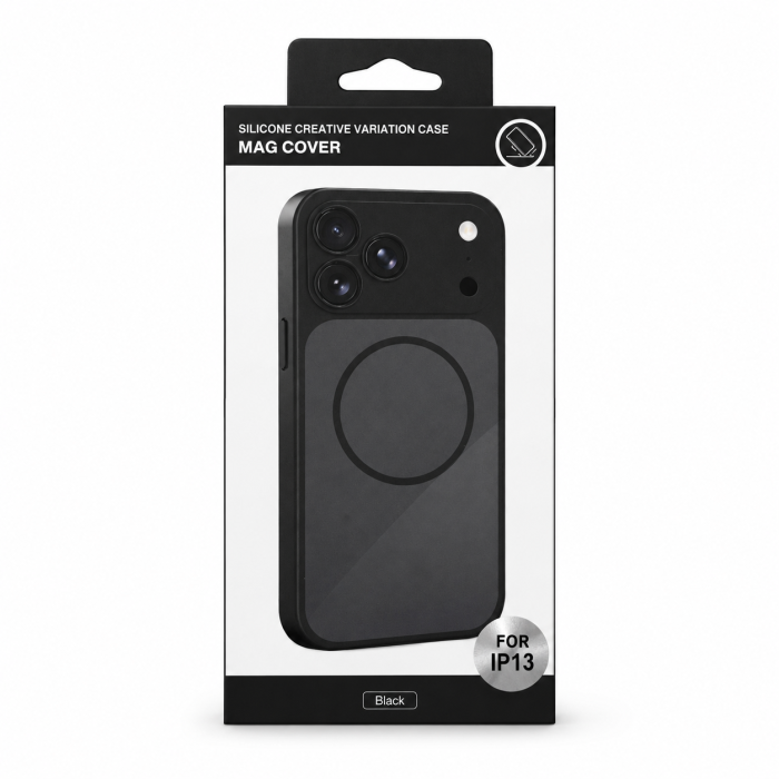Чохол для смартфона Silicone Creative Variation Case MAG COVER Apple iPhone 13 1,Black (MagCOViP13-1)
