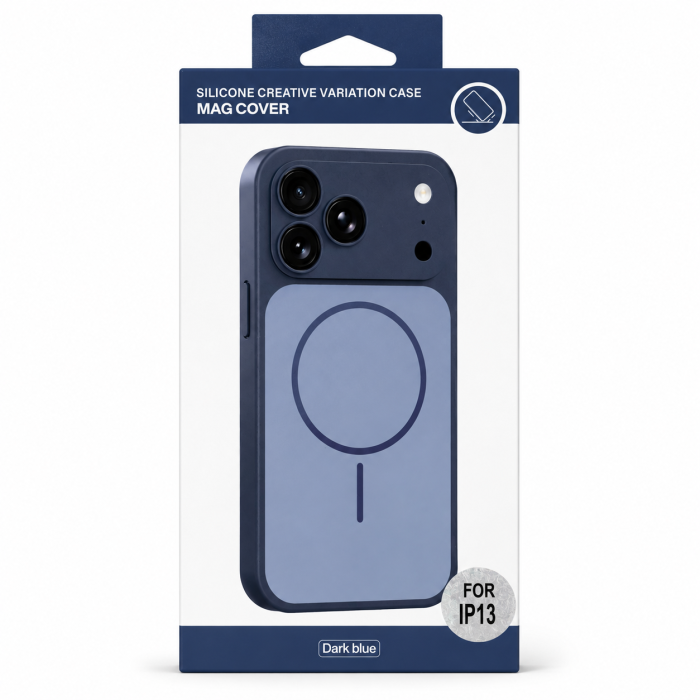 Чохол для смартфона Silicone Creative Variation Case MAG COVER Apple iPhone 13 2,Dark Blue (MagCOViP13-2)