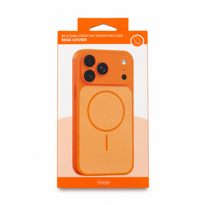 Чохол для смартфона Silicone Creative Variation Case MAG COVER Apple iPhone 14 Pro Max 4,Orange (MagCOViP14PM-4)