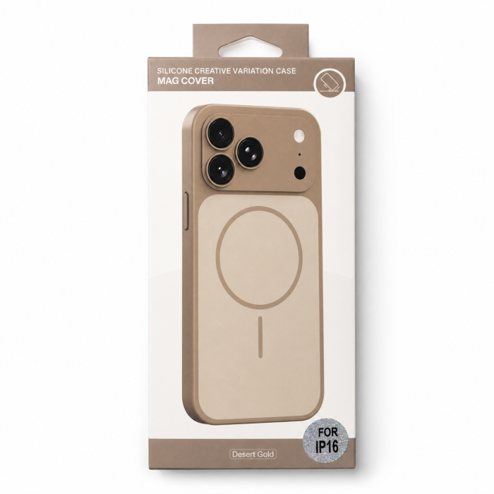 Чохол для смартфона Silicone Creative Variation Case MAG COVER Apple iPhone 16 3,Gold of the desert (MagCOViP16-3)
