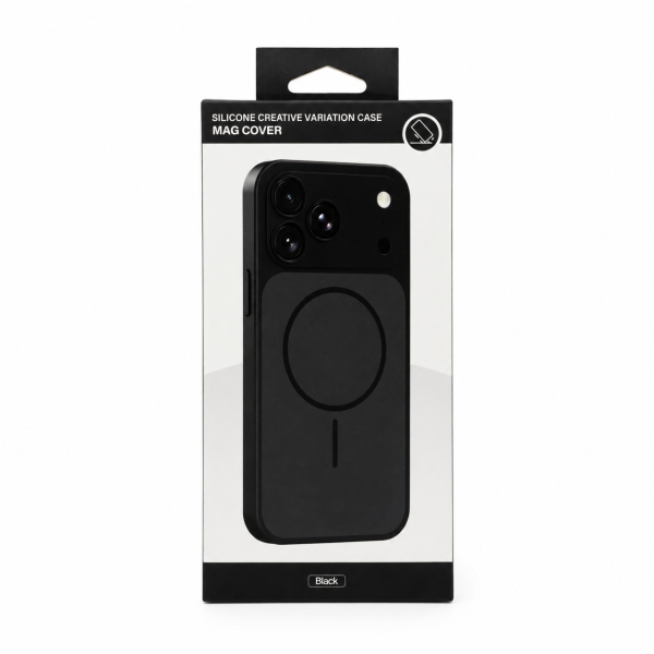 Чохол для смартфона Silicone Creative Variation Case MAG COVER Apple iPhone 17 1,Black (MagCOViP17-1)