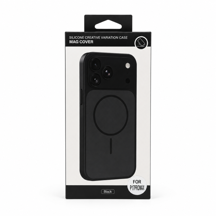 Чохол для смартфона Silicone Creative Variation Case MAG COVER Apple iPhone 17 Pro Max 1,Black (MagCOViP17PM-1)