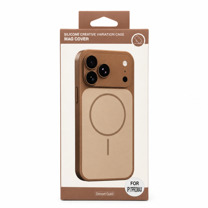 Чохол для смартфона Silicone Creative Variation Case MAG COVER Apple iPhone 17 Pro Max 3,Gold of the desert (MagCOViP17PM-3)