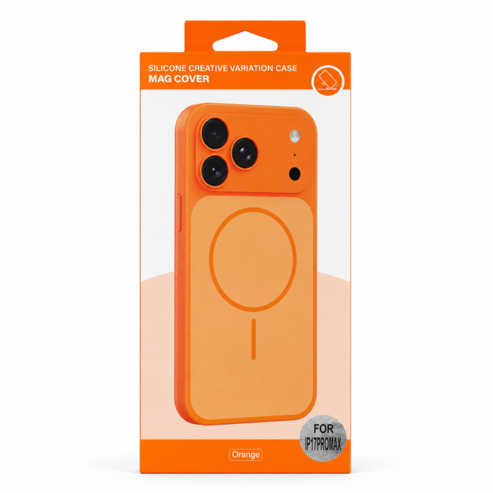 Чохол для смартфона Silicone Creative Variation Case MAG COVER Apple iPhone 17 Pro Max 4,Orange (MagCOViP17PM-4)