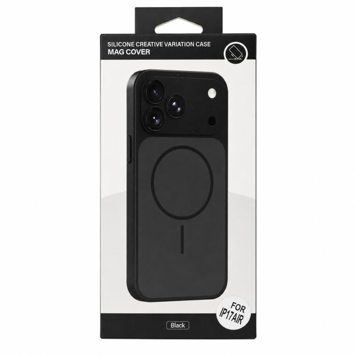 Чохол для смартфона Silicone Creative Variation Case MAG COVER Apple iPhone 17 Air 1,Black (MagCOViP17A-1)