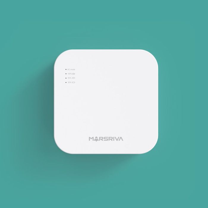ДБЖ (Mini UPS) для роутера MARSRIVA KP4 MAX 20000mAh (18W; Output DC 12/9/5V; USB-A; USB-C) white (KP4MAX)