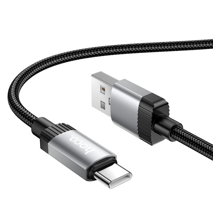 Кабель HOCO X117 Star charging data cable Type-C Black (6942007652568)