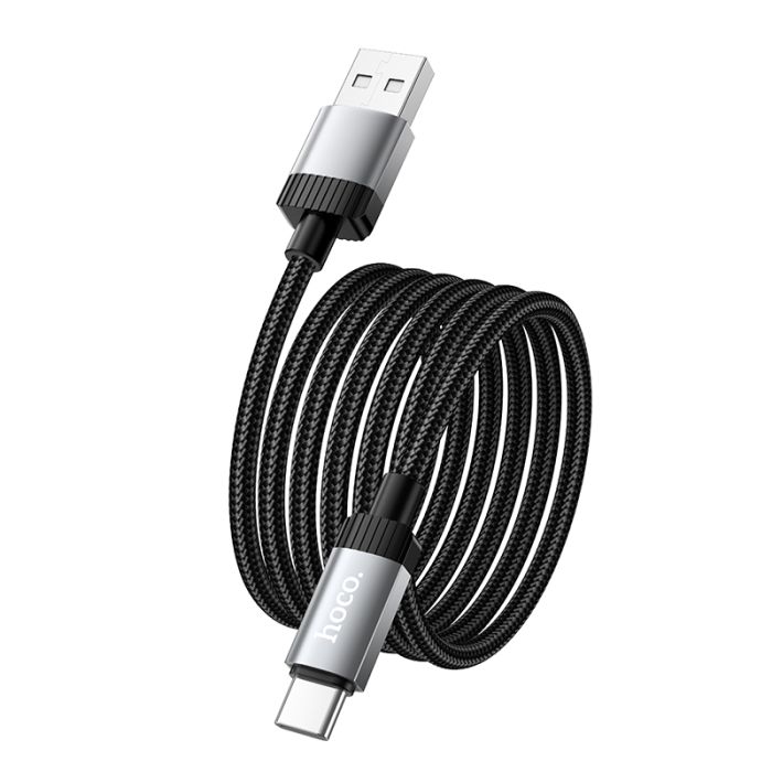 Кабель HOCO X117 Star charging data cable Type-C Black (6942007652568)