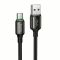 Кабель HOCO X127 Exceed charging data cable Type-C Black (6942007675604)