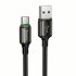 Кабель HOCO X127 Exceed charging data cable Type-C Black (6942007675604)