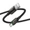 Кабель HOCO X127 Exceed charging data cable Type-C Black (6942007675604)