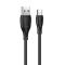 Кабель HOCO X61 Ultimate silicone charging data cable for Type-C Black (6931474747846)