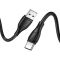Кабель HOCO X61 Ultimate silicone charging data cable for Type-C Black (6931474747846)