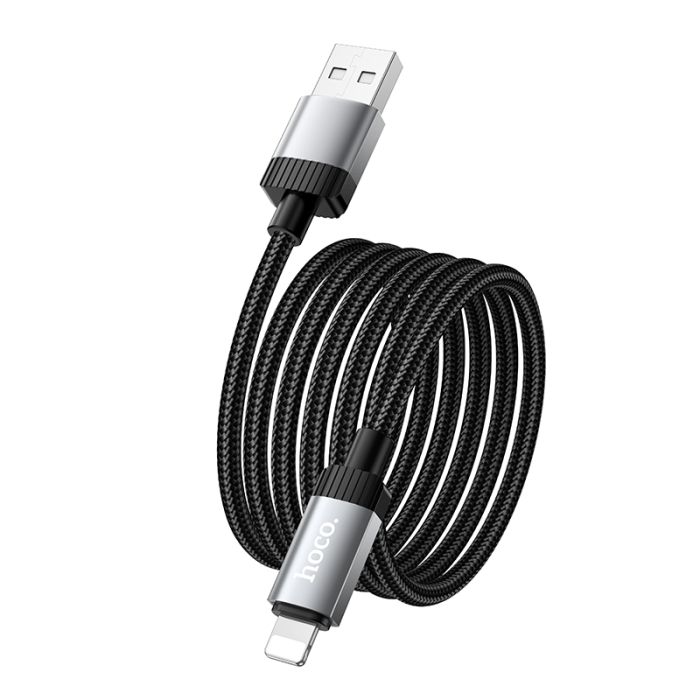 Кабель HOCO X117 Star charging data cable iP Black (6942007652544)
