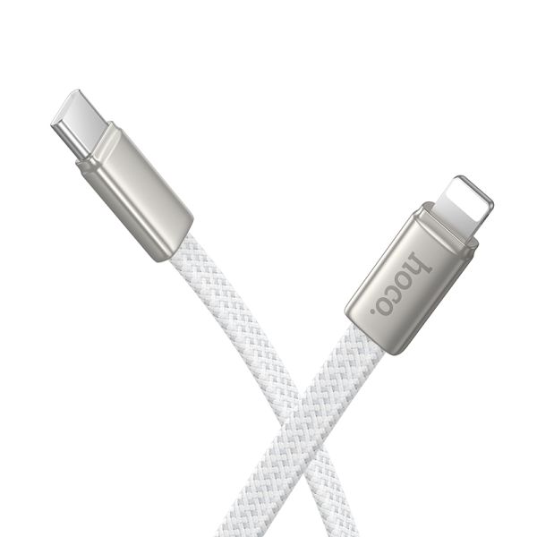 Кабель HOCO X125 Exceso PD30W charging data cable iP White (6942007671675)