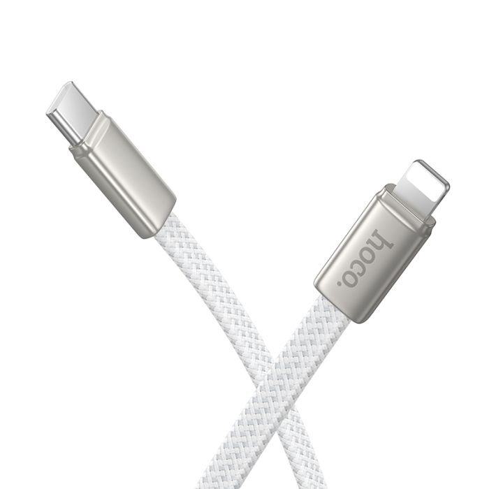 Кабель HOCO X125 Exceso PD30W charging data cable iP White (6942007671675)