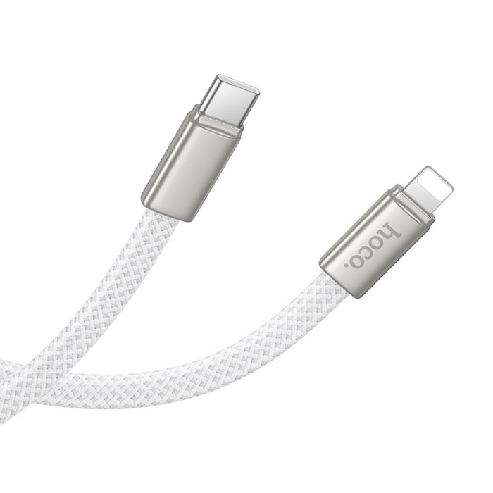 Кабель HOCO X125 Exceso PD30W charging data cable iP White (6942007671675)