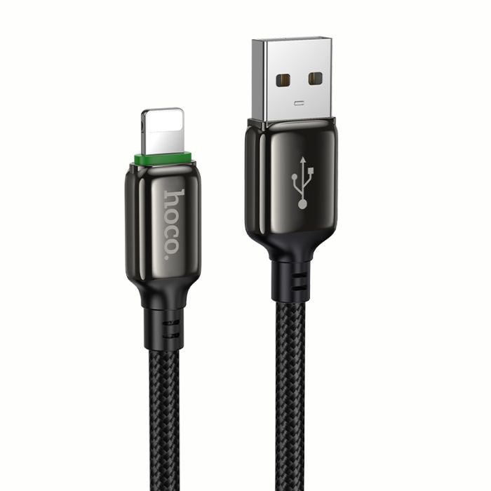 Кабель HOCO X127 Exceed charging data cable iP Black (6942007675598)