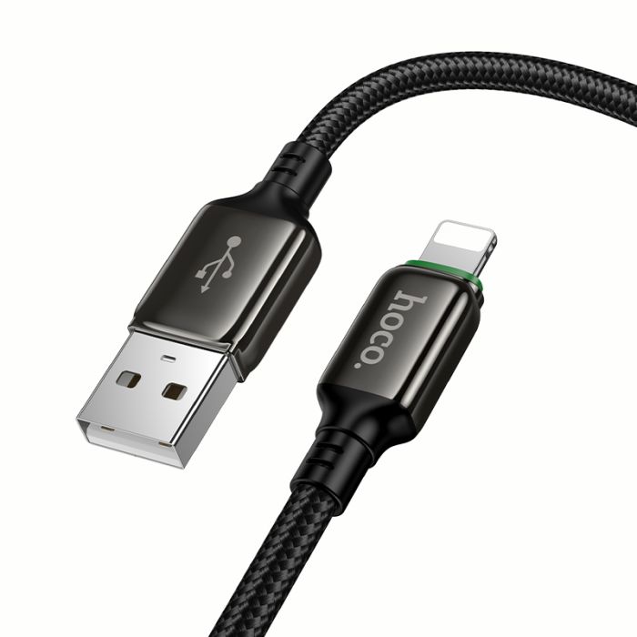 Кабель HOCO X127 Exceed charging data cable iP Black (6942007675598)