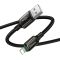 Кабель HOCO X127 Exceed charging data cable iP Black (6942007675598)