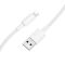 Кабель BOROFONE BX117 Source charging data cable iP White (6941991120145)