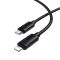 Кабель BOROFONE BX123 Leya PD30W silicone charging data cable iP Black (6941991124174)