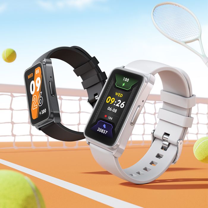 Фітнес-браслет BOROFONE BD16 37mm. 200 mAh. IP67 Smart bracelet Black (6941991126574)