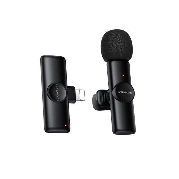Бездротова мікрофонна система BOROFONE BFK16 Winner (Lightning) Black (6941991126482)