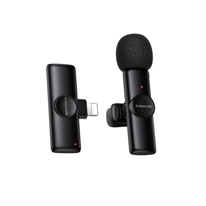 Бездротова мікрофонна система BOROFONE BFK16 Winner (Lightning) Black (6941991126482)