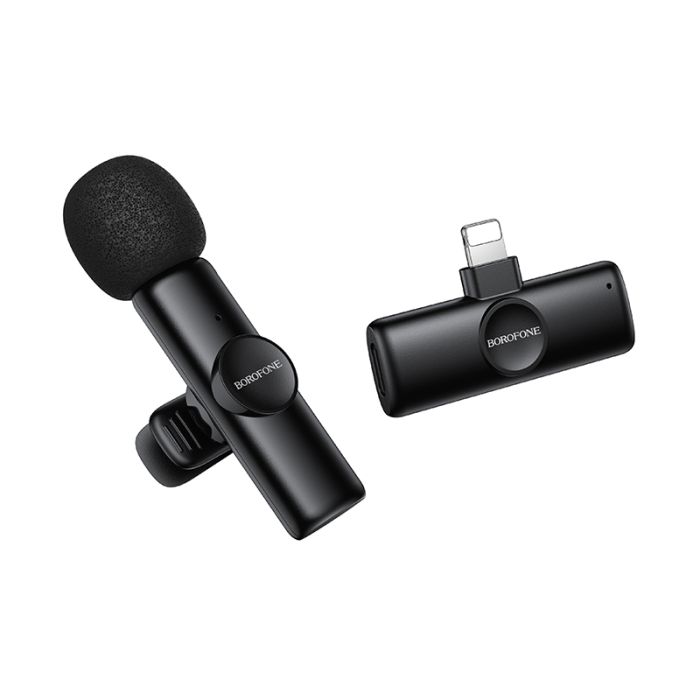 Бездротова мікрофонна система BOROFONE BFK16 Winner (Lightning) Black (6941991126482)