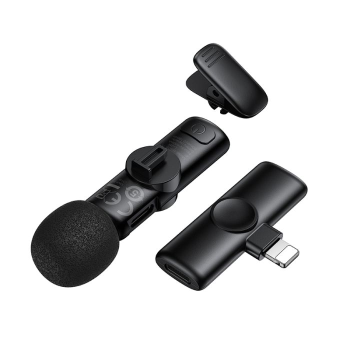 Бездротова мікрофонна система BOROFONE BFK16 Winner (Lightning) Black (6941991126482)