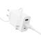 Мережевий зарядний пристрій з кабелем BOROFONE BA105A Stellar three-port charger set (Micro) (EU) White (6941991125294)