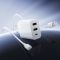 Мережевий зарядний пристрій з кабелем BOROFONE BA105A Stellar three-port charger set (Micro) (EU) White (6941991125294)