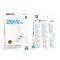 Мережевий зарядний пристрій з кабелем BOROFONE BA106A Stellar PD20W+QC3.0 charger set (C to iP) (EU) White (6941991125324)