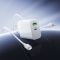 Мережевий зарядний пристрій з кабелем BOROFONE BA106A Stellar PD20W+QC3.0 charger set (C to iP) (EU) White (6941991125324)
