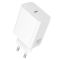 Мережевий зарядний пристрій BOROFONE BA109A Star single port PD40W charger (EU) White (6941991126888)