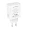 Мережевий зарядний пристрій BOROFONE BA109A Star single port PD40W charger (EU) White (6941991126888)