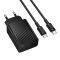 Мережевий зарядний пристрій BOROFONE BAS75A Source single port PD30W charger set (C to C) (EU) Black (6941991122859)