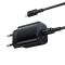 Мережевий зарядний пристрій з кабелем BOROFONE BAS82A Star single port QC3.0 charger set (Micro) (EU) Black (6941991126727)