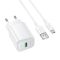 Мережевий зарядний пристрій з кабелем BOROFONE BAS82A Star single port QC3.0 charger set (Micro) (EU) White (6941991126734)