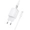 Мережевий зарядний пристрій з кабелем BOROFONE BAS82A Star single port QC3.0 charger set (Micro) (EU) White (6941991126734)