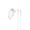 Мережевий зарядний пристрій з кабелем BOROFONE BAS83A Star PD20W+QC3.0 charger set (C to iP) (EU) White (6941991126796)