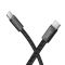 Кабель HOCO X125 Exceso 60W charging data cable C to C Black (6942007671682)