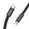Кабель HOCO X125 Exceso 60W charging data cable C to C Black (6942007671682)