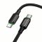 Кабель HOCO X127 Exceed 60W charging data cable C to C Black (6942007675611)